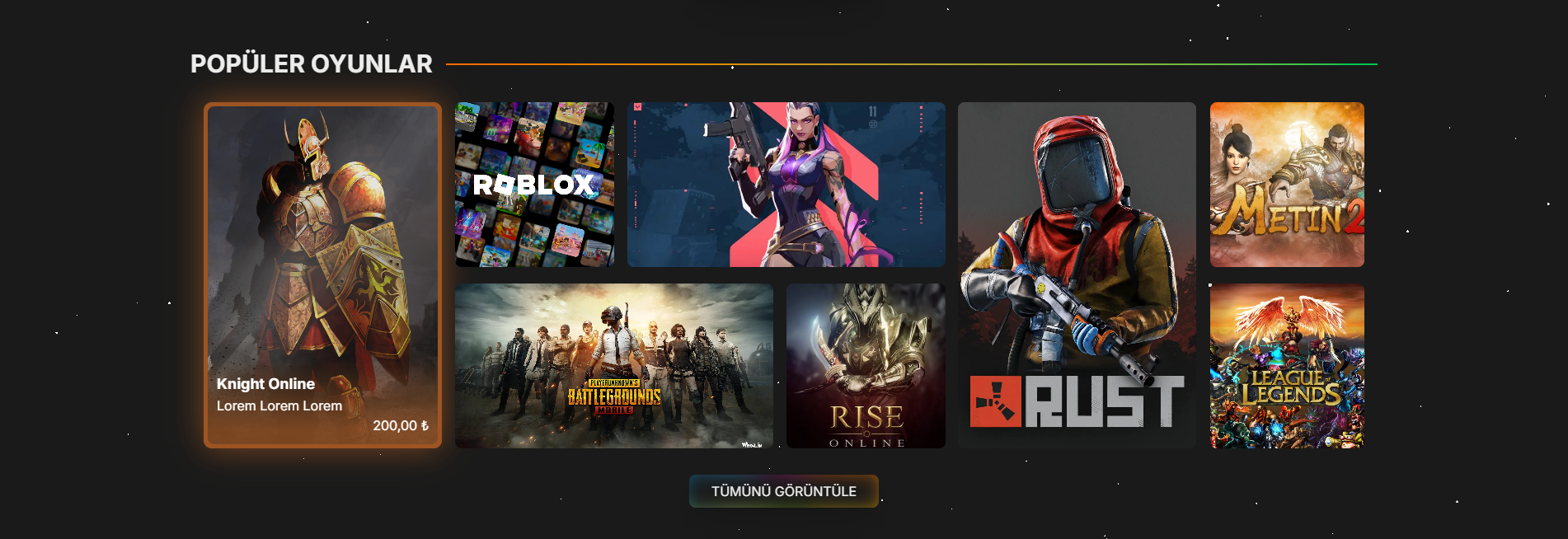 E-PIN Website - Telefon Hattı Satış Platformu